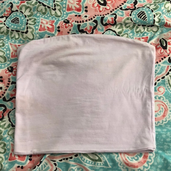 Brandy Melville Tops - BRANDY MELVILLE LAVENDER TUBE TOP